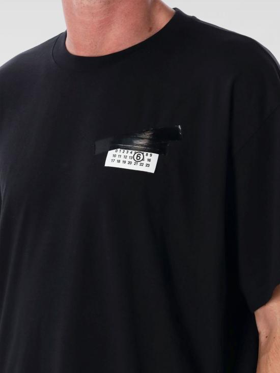 25FW MM6 메종마르지엘라 반팔 티셔츠 SH2GC0030M20048 900 Black - MM6 MAISON MARGIELA