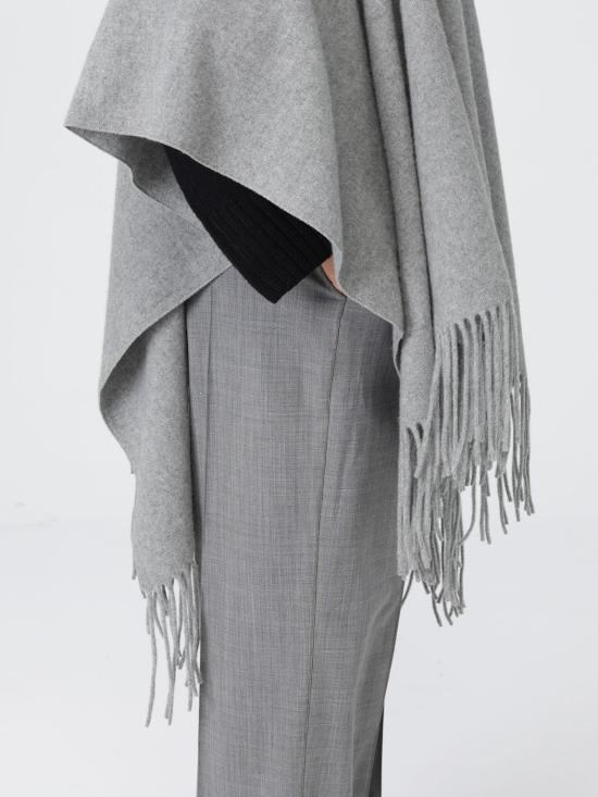 25FW 파비아나 필리피 플래티넘 케이프 SAD215A802L842 8132 Grey - FABIANA FILIPPI