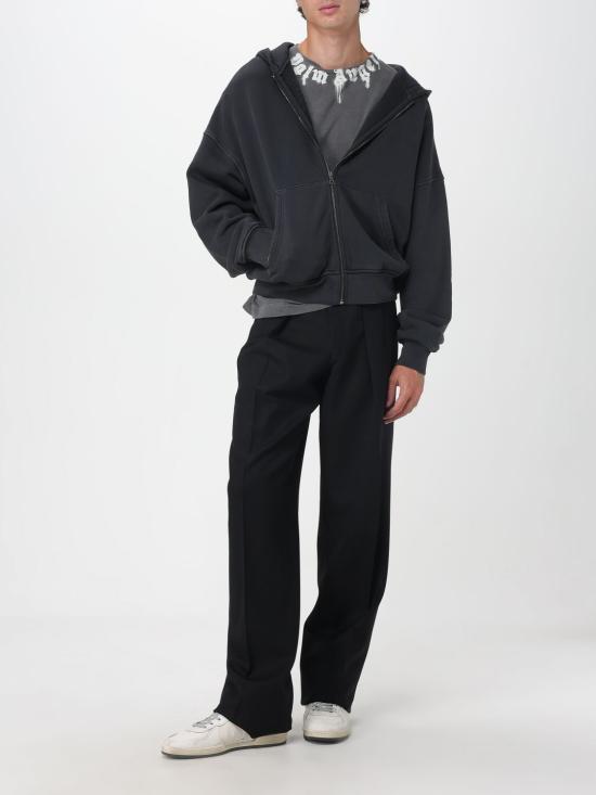 25FW 팜앤젤스 긴팔 티셔츠 PMBE02AF25FLE002 1310 Black - PALM ANGELS