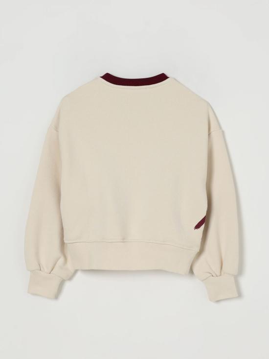 25FW [키즈] 엠에스지엠 풀오버 F5MSJGSW129 013 Yellow Cream - MSGM