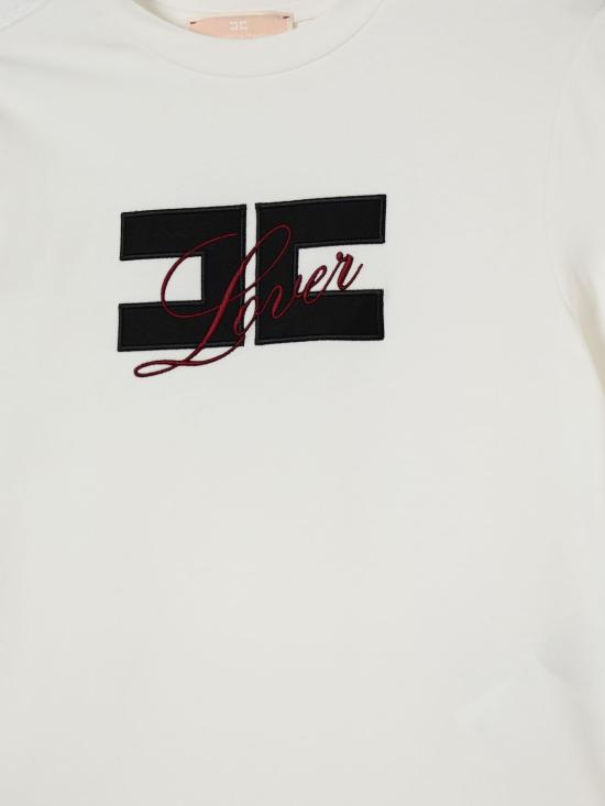 25FW [키즈] 엘리자베타프랜치 티셔츠 EFTS2450JE006 0004 Yellow Cream - ELISABETTA FRANCHI