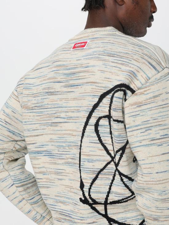 25FW 겐조 스웨터 FF65PU7513CJ 02 White - KENZO