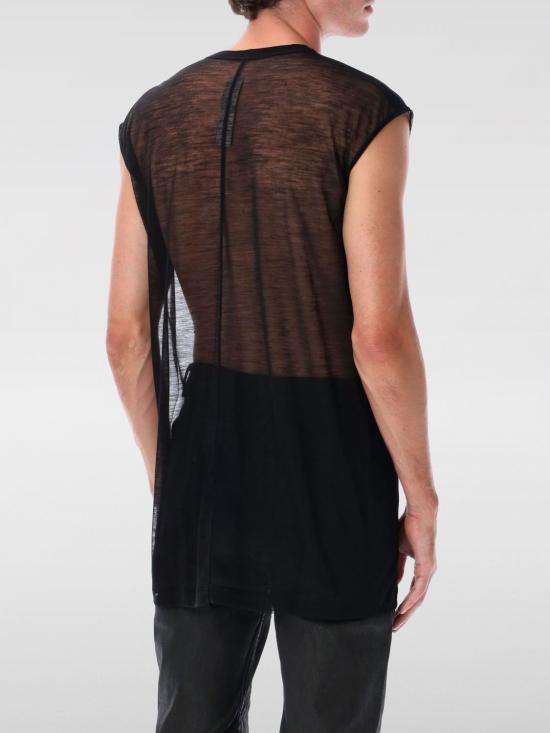 25FW 릭 오웬스 민소매 티셔츠 RU02E1230JWR 09 Black - RICK OWENS