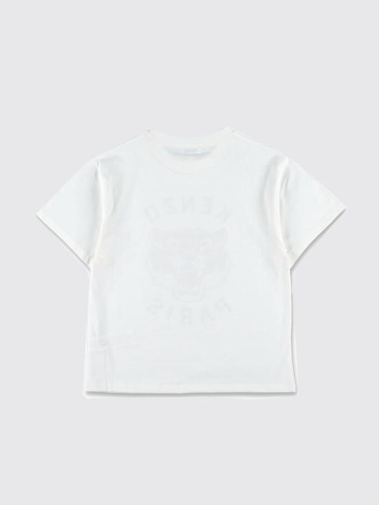 25FW [키즈] 겐조 티셔츠 K61505 117 White - KENZO