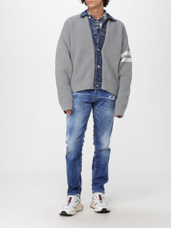 25FW 디스퀘어드2 긴팔 셔츠 S74DM0958D35206 001F Blue - DSQUARED2