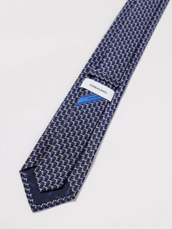 25FW 살바토레 페라가모 넥타이 351290 785415 001 Navy - SALVATORE FERRAGAMO
