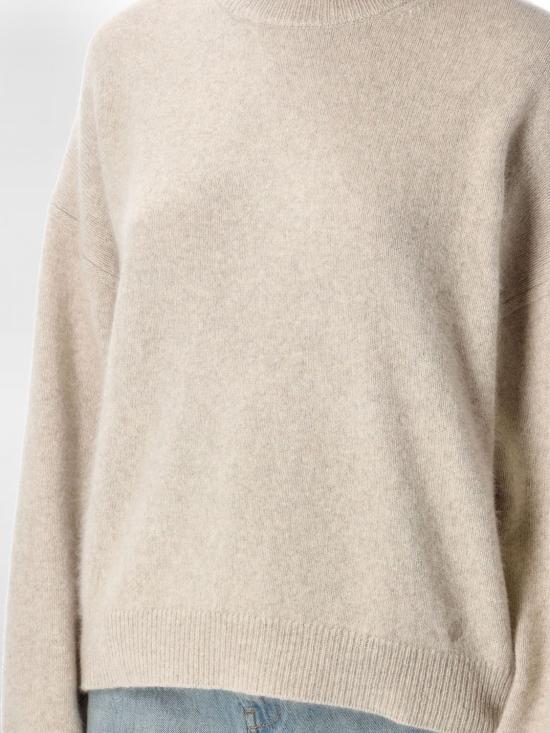 25FW 루루 스튜디오 스웨터 TRISTAN STONE MELANGE Dove Grey - LOULOU STUDIO