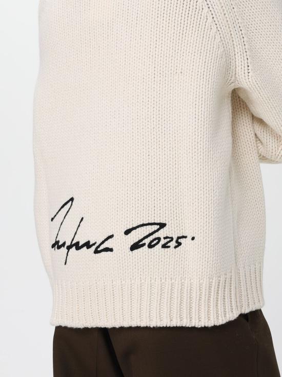 25FW 겐조 스웨터 FF65PU7573CT 02 White - KENZO