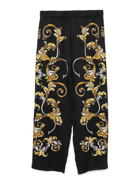 26SS 베르사체 스트레이트 팬츠 78GAA12BNS627G89 Black