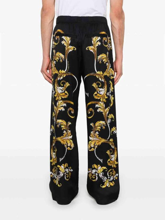 26SS 베르사체 스트레이트 팬츠 78GAA12BNS627G89 Black - VERSACE