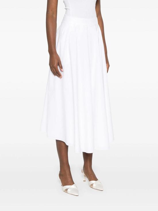 25SS 도로시 슈마허 미디 스커트 948215100 White - DOROTHEE SCHUMACHER