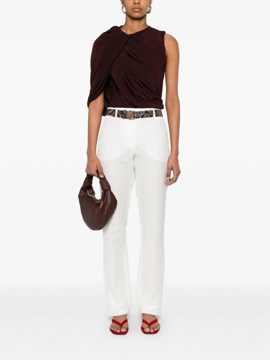 26SS 스포트막스 스트레이트 팬츠 RAOUL457001 White - SPORTMAX