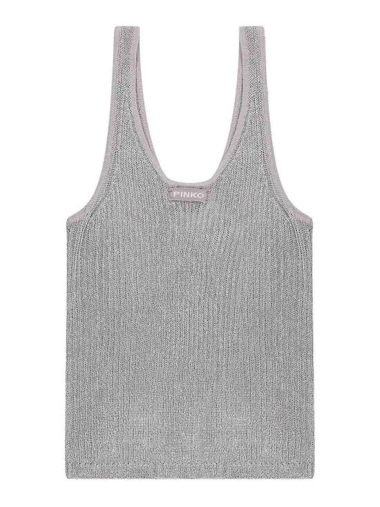 25SS 핑코 반팔 티셔츠 105148A2L0I12 Grey - PINKO