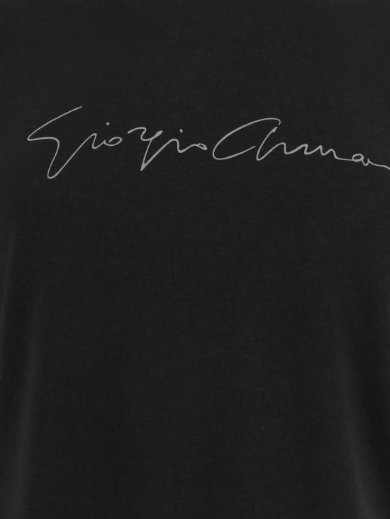 26SS 조르지오 아르마니 반팔 티셔츠 6GST56SJP4ZUC99 Black - GIORGIO ARMANI