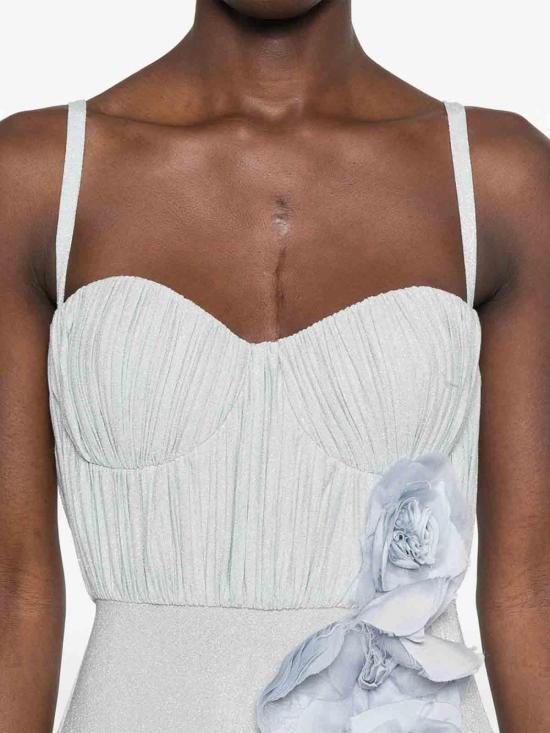 26SS 엘리자베타프랜치 미디 스커트 ABR2252E2A28 Blue - ELISABETTA FRANCHI