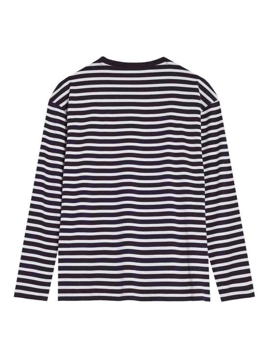 25SS 메종키츠네 긴팔 티셔츠 0M00125KJ0044S481 Blue - MAISON KITSUNE