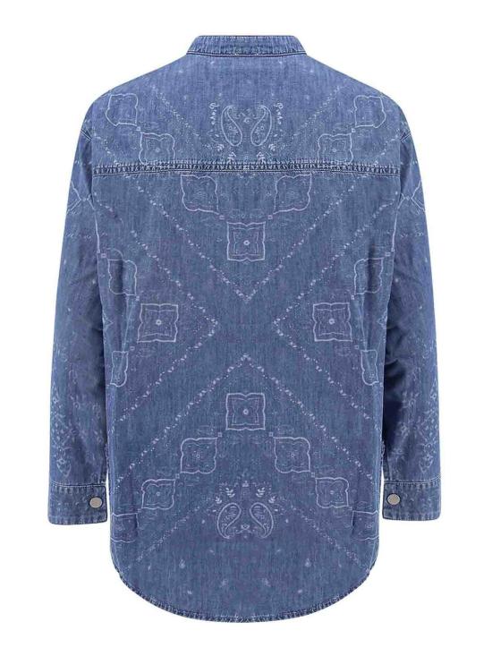  핑코 블라우스 104975A2I8PJE Blue - PINKO