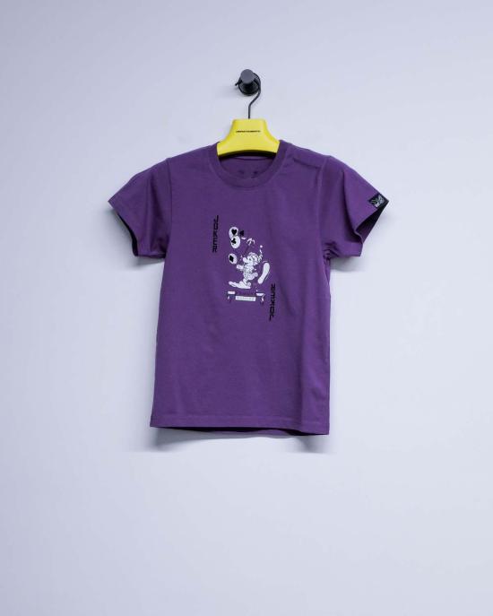  마틴로즈 반팔 티셔츠 마틴 로즈 퍼플 와인 조커 코튼 수축 티셔츠 - MARTINE ROSE