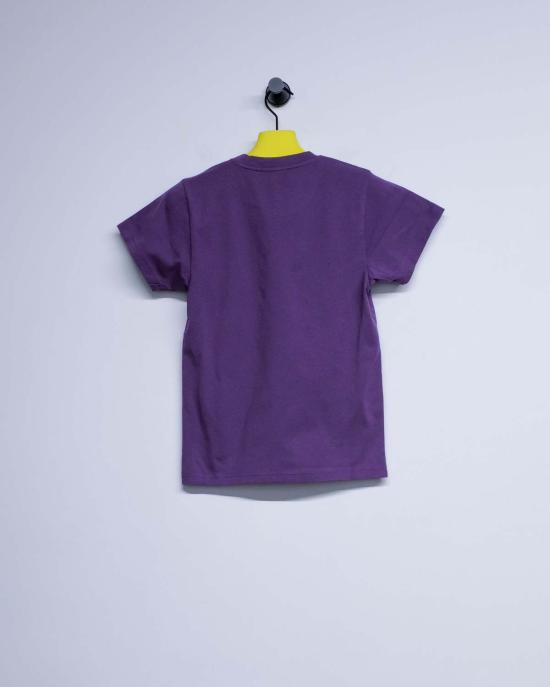  마틴로즈 반팔 티셔츠 마틴 로즈 퍼플 와인 조커 코튼 수축 티셔츠 - MARTINE ROSE