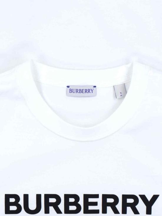  버버리 로고 코튼 티셔츠 8080325A1464 White - BURBERRY