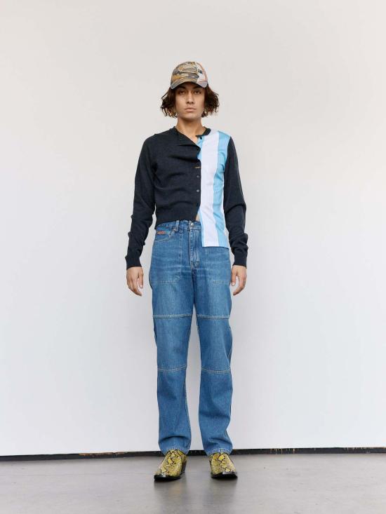  마틴로즈 가디건 마틴 로즈 하이브리드 풋볼 카디건 - MARTINE ROSE