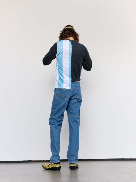  마틴로즈 가디건 마틴 로즈 하이브리드 풋볼 카디건 - MARTINE ROSE