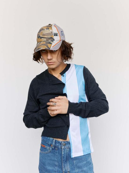  마틴로즈 가디건 마틴 로즈 하이브리드 풋볼 카디건 - MARTINE ROSE