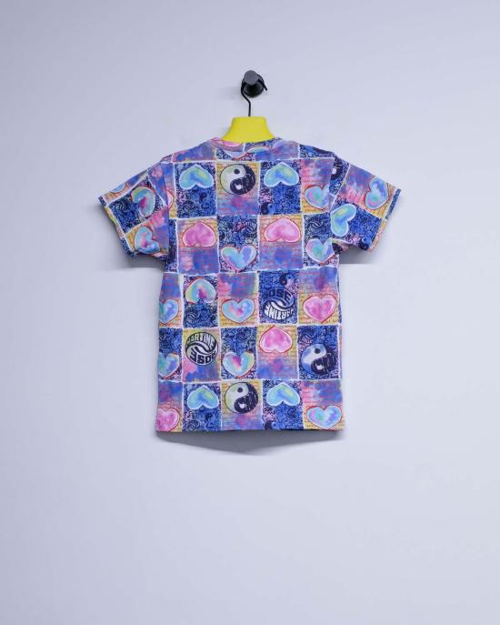  마틴로즈 긴팔 티셔츠 마틴 로즈 블루 하트 코튼 슈렁큰 티셔츠 - MARTINE ROSE