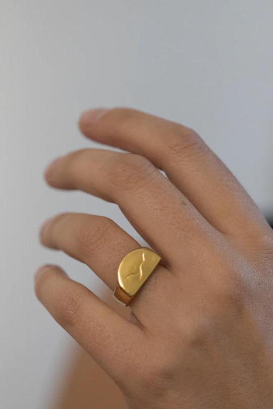  Oxbow 반지 골드 베르메일 옥스보우 듄스 링 - OTHER BRANDS