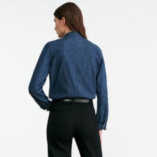  닐리로탄 블라우스 닐리 로탄 마르셀라 셔츠 클래식 워시 - NILI LOTAN