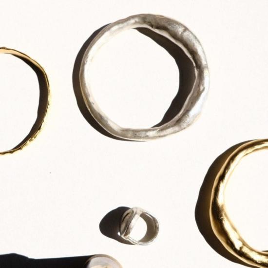  Takara 커프스 링크/타이 홀더 타카라 구아나 뱅글 실버