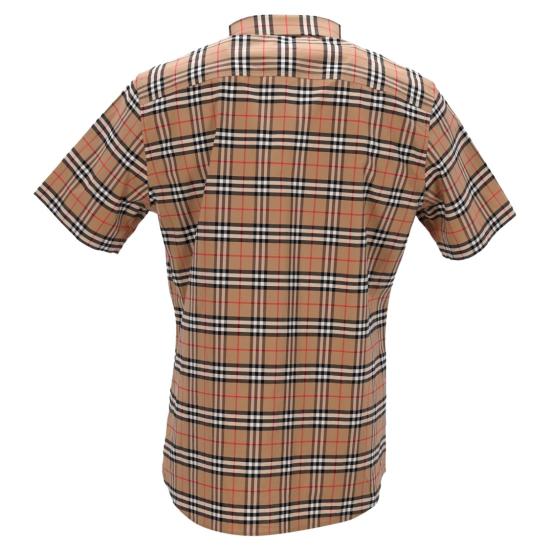  버버리 반팔 셔츠 8020965 Brown - BURBERRY