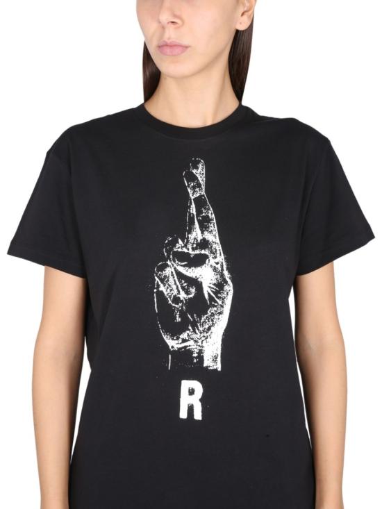  라프 시몬스 반팔 티셔츠 231 W104 190010099 Black - RAF SIMONS