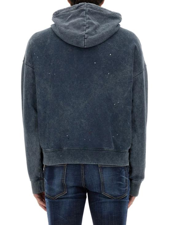  디스퀘어드2 후드 티셔츠 S74GU0848 S25030524 Blue - DSQUARED2