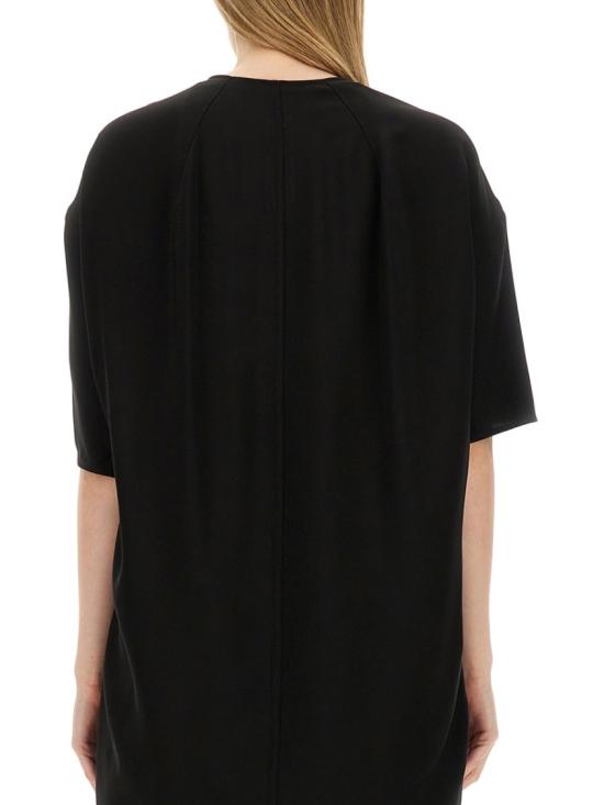  릭 오웬스 반팔 티셔츠 RP01D2236 Y09 Black - RICK OWENS
