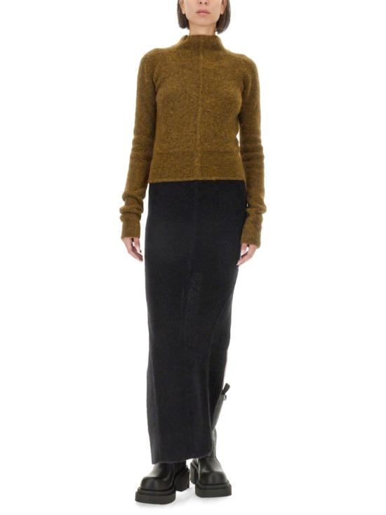  릭 오웬스 롱 스커트 RO02D3682 KWPL09 Black - RICK OWENS