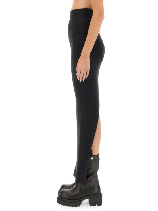  릭 오웬스 롱 스커트 RO02D3682 KWPL09 Black - RICK OWENS