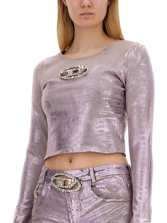  디젤 긴팔 티셔츠 A14665 OCBDF01 Pink - DIESEL