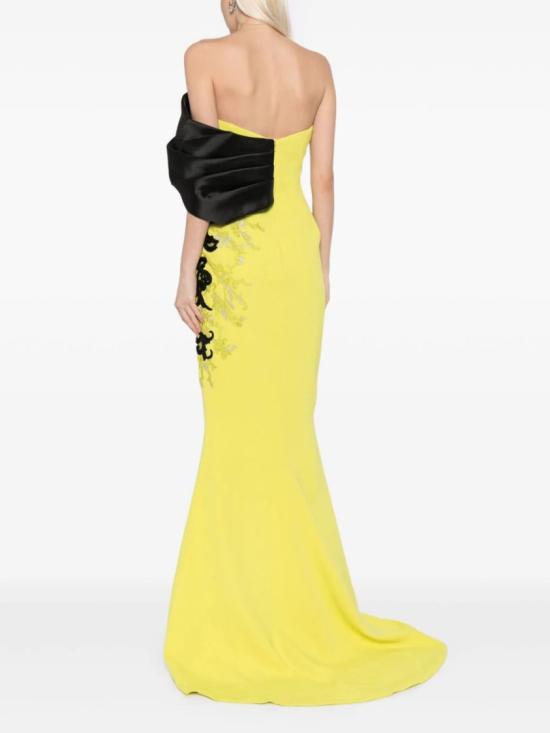  사이드 코베이시 롱 원피스 크레이프 스트레이트 핏 드레스 - SAIID KOBEISY