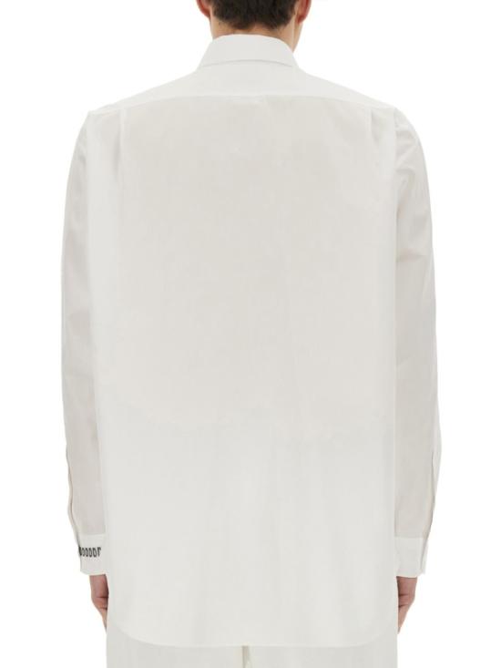 25SS 모스키노 긴팔 셔츠 02070235 1001 White - MOSCHINO
