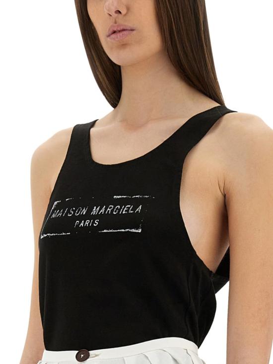 25SS 마르지엘라 민소매 티셔츠 S51NL0048 S24522900 Black - MAISON MARGIELA