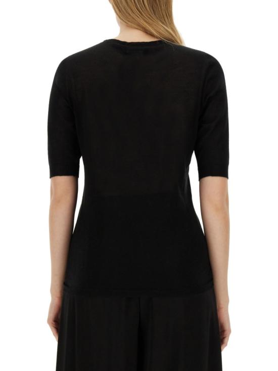  파비아나 필리피 반팔 티셔츠 MAD264F003 N907825 Black - FABIANA FILIPPI