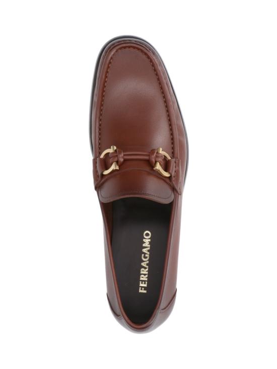 25FW 살바토레 페라가모 간치니 로퍼 786870005 Brown - SALVATORE FERRAGAMO