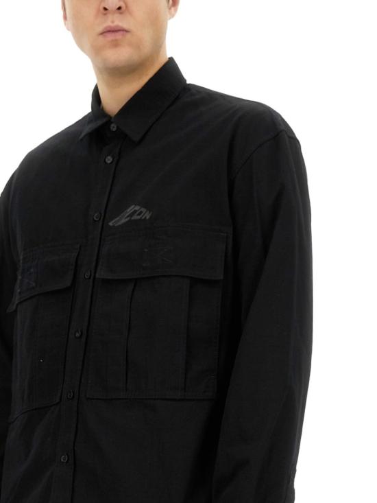 25SS 디스퀘어드2 긴팔 셔츠 S79DL0052 D35224900 Black - DSQUARED2