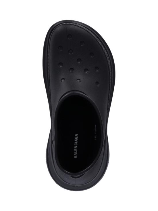  발렌시아가 x 크록스 부티 713679 W1S8E1000 Black - BALENCIAGA