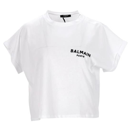  발망 반팔 티셔츠 AF1EE005BB01GAB White