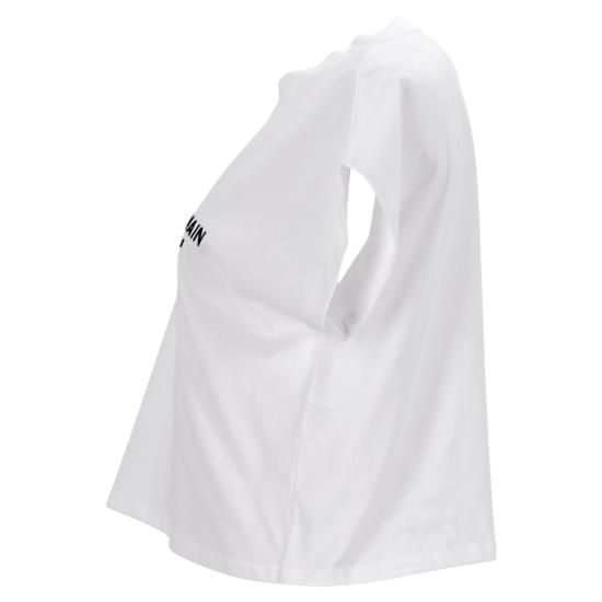  발망 반팔 티셔츠 AF1EE005BB01GAB White - BALMAIN