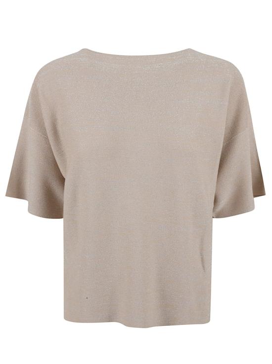  파비아나 필리피 루렉스 디테일 티셔츠 MAD265F097L2331261 Neutrals