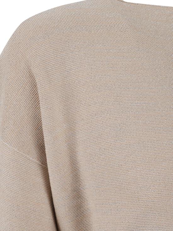  파비아나 필리피 루렉스 디테일 티셔츠 MAD265F097L2331261 Neutrals - FABIANA FILIPPI