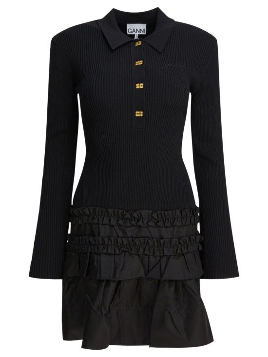 25FW 가니 원피스 K2523 Black